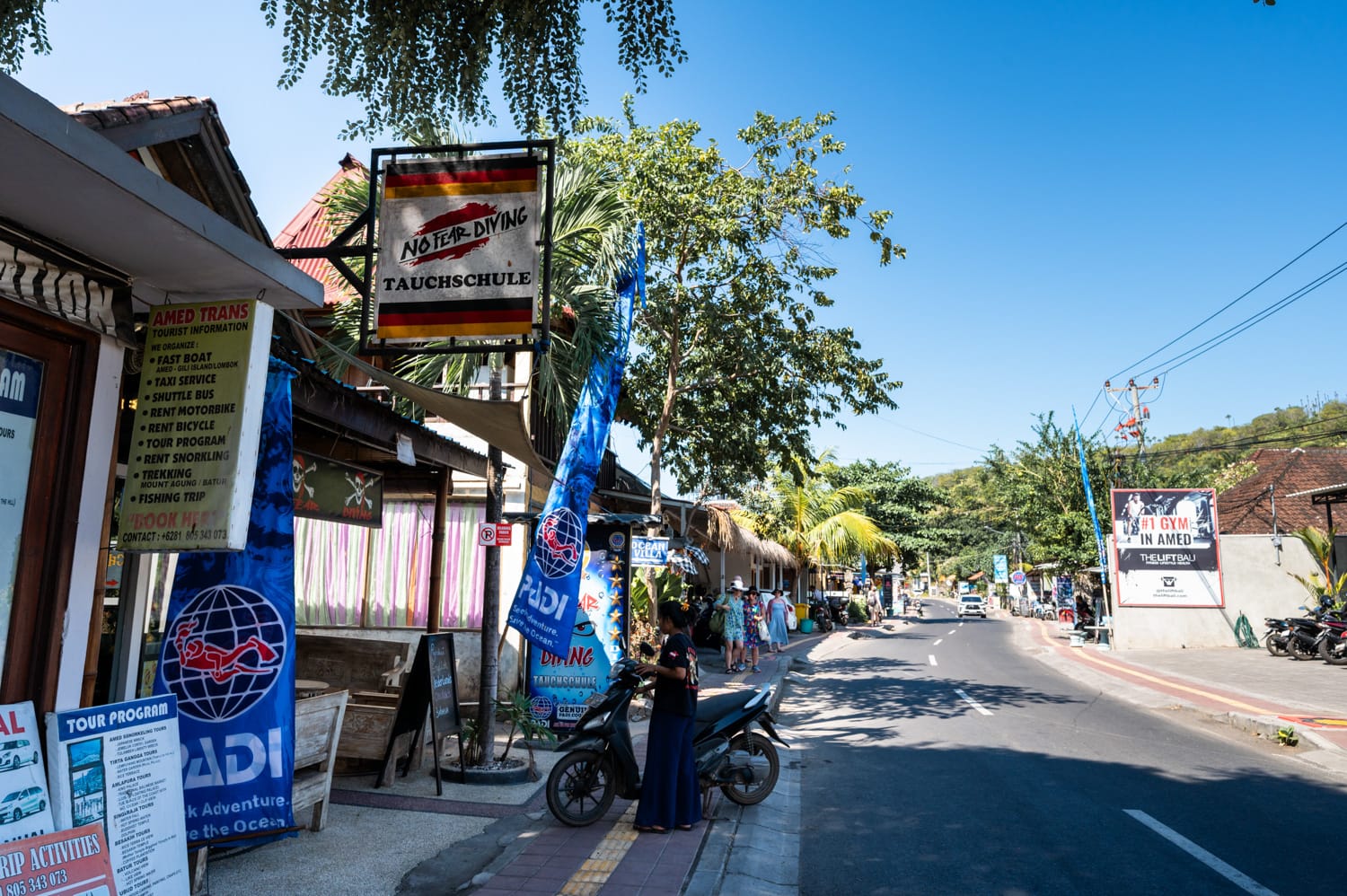 Tauchschule in Amed auf Bali