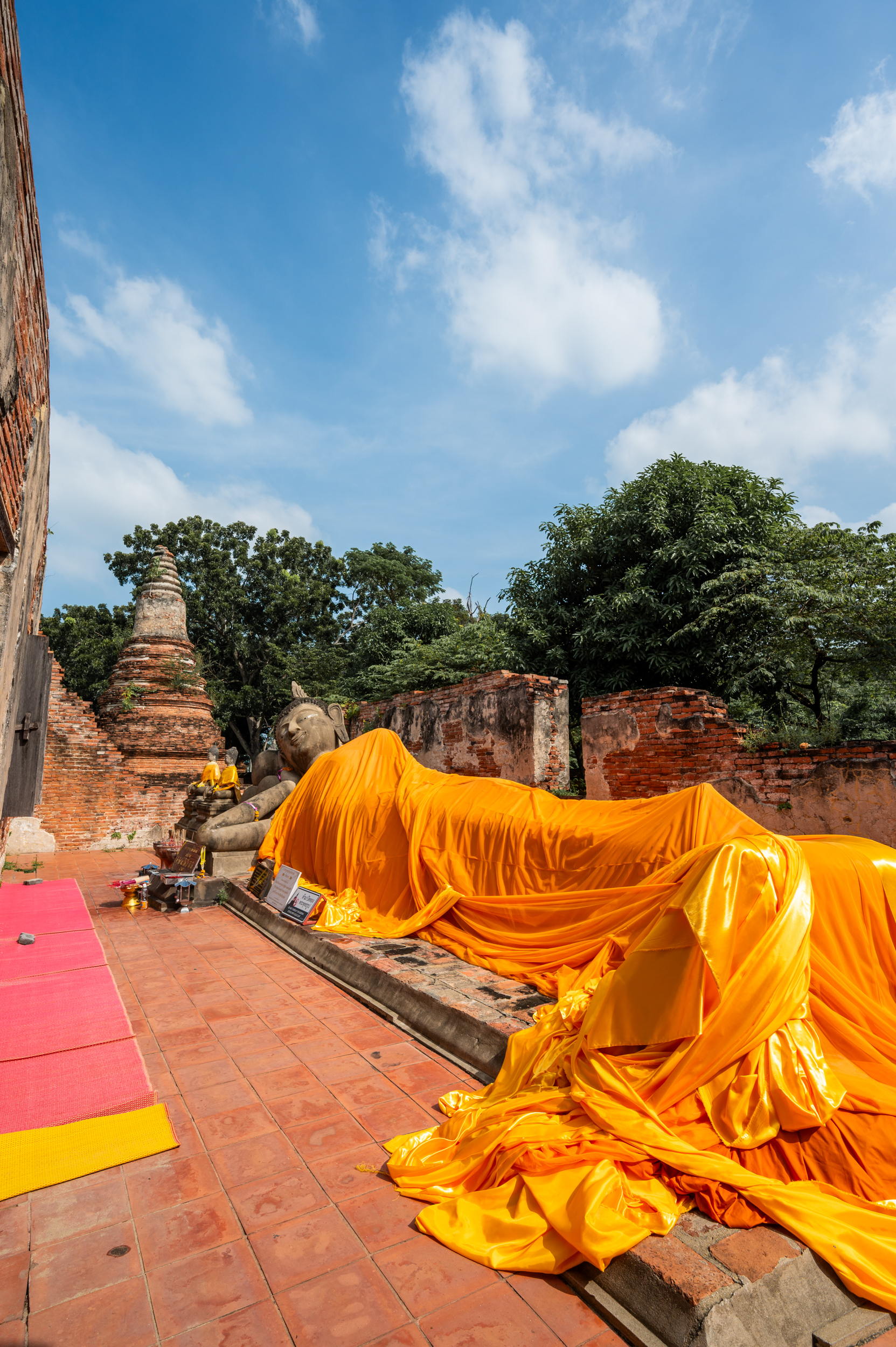Ayutthaya (54) liegender buddha im Wat Phutthai Sawan