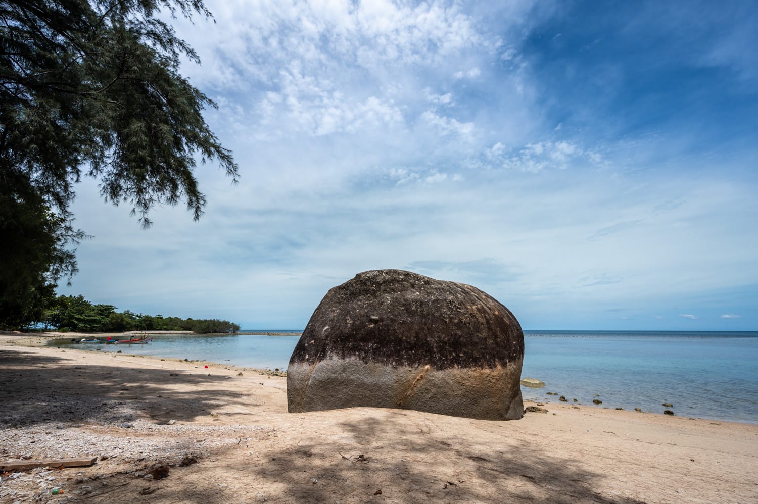 Bang Kao Beach Bang Kao Beach auf Koh Samui bei Ebbe
