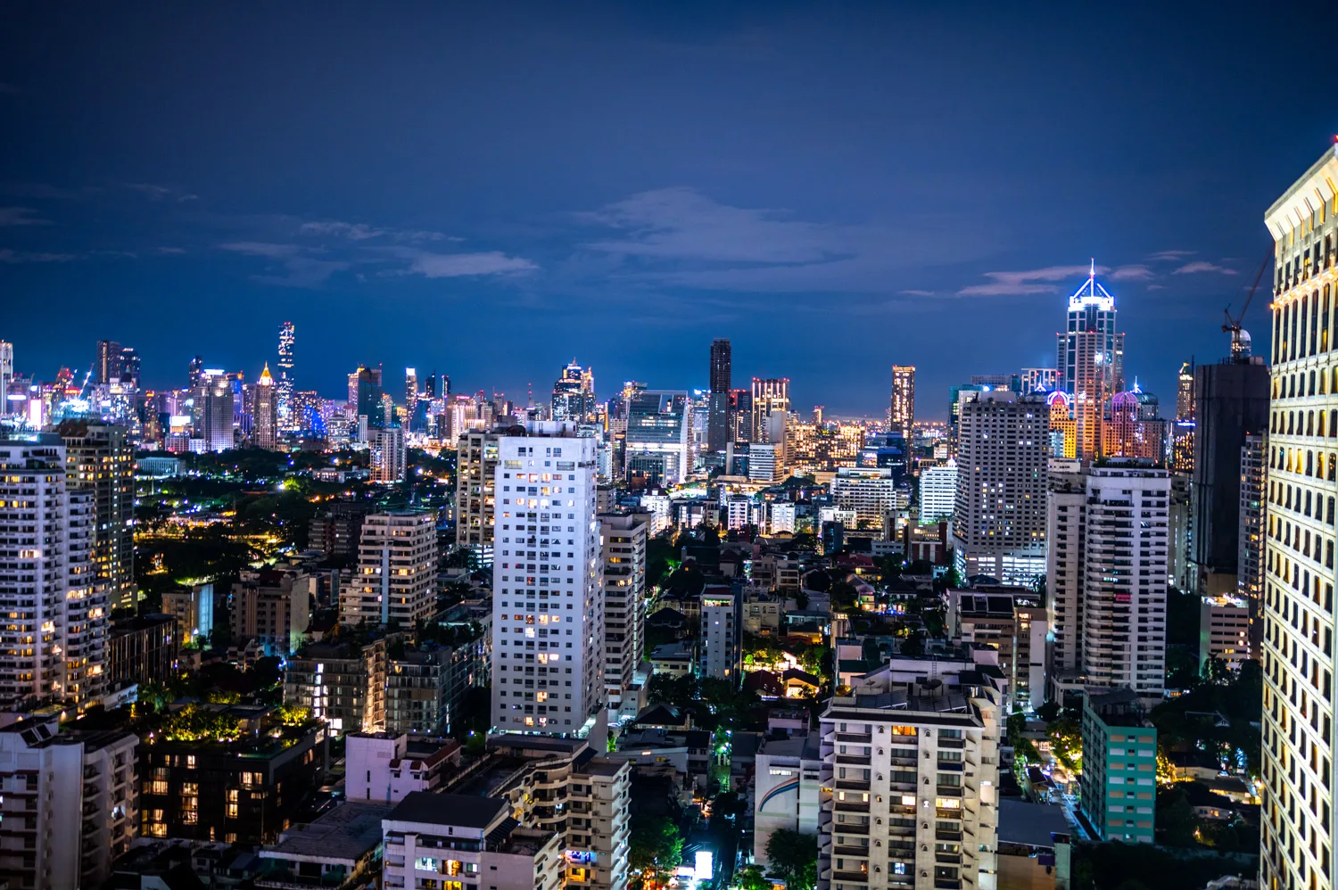 Skyline im Sukhumvit-Korridor