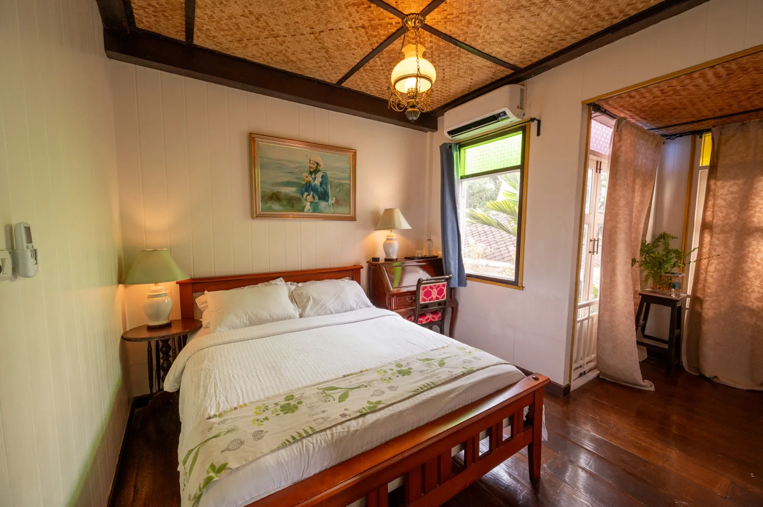 Unser Zimmer in der Villa Mungakala in Bangkok