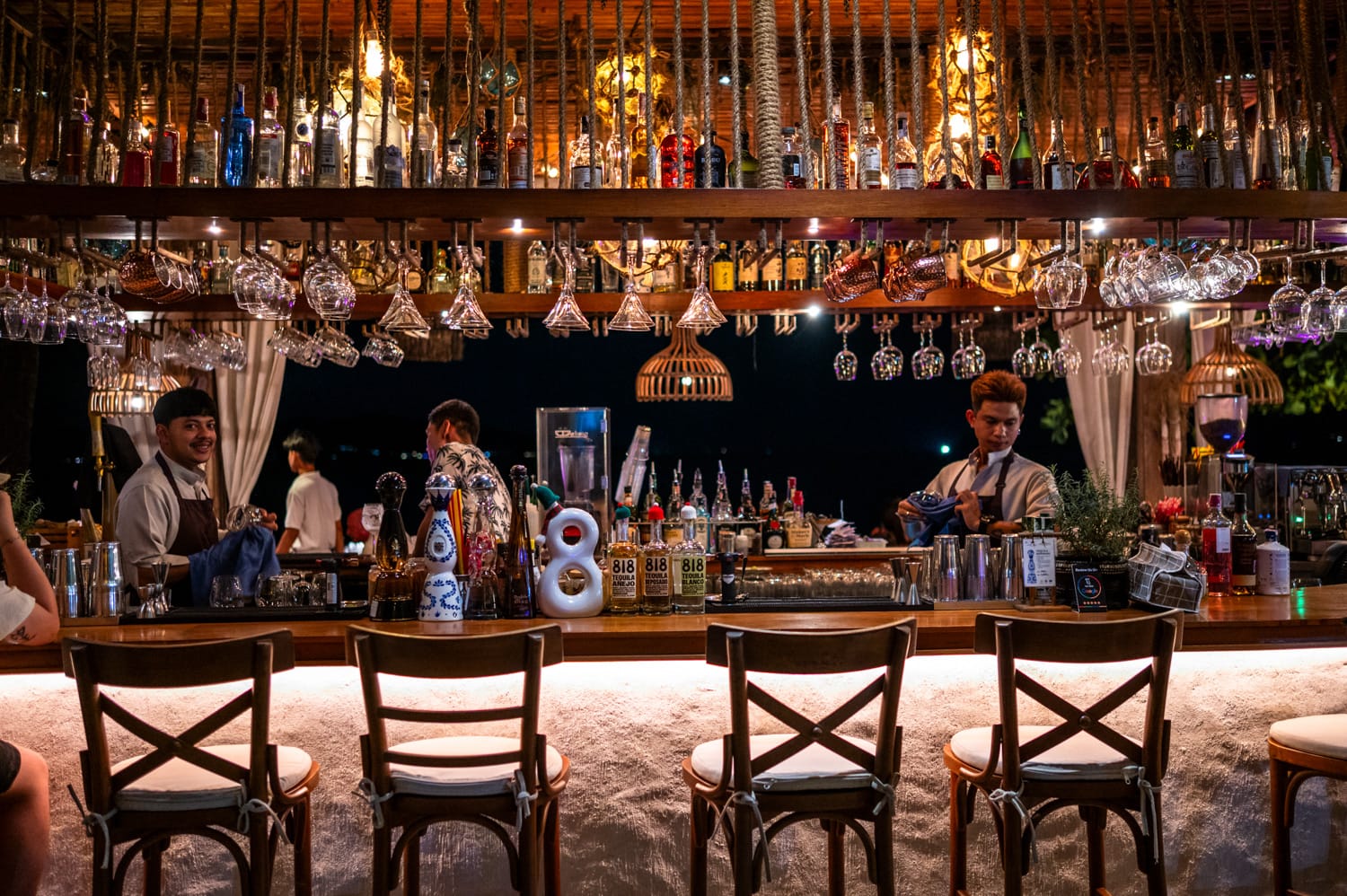 Coco Tams Koh Samui Barkeeper im Coco Tam's im Fisherman's Village auf Koh Samui