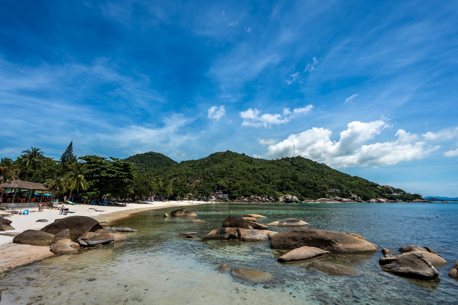Crystal Beach Silver Beach (1) Runde Felsen am Crystal Beach auf Koh Samui
