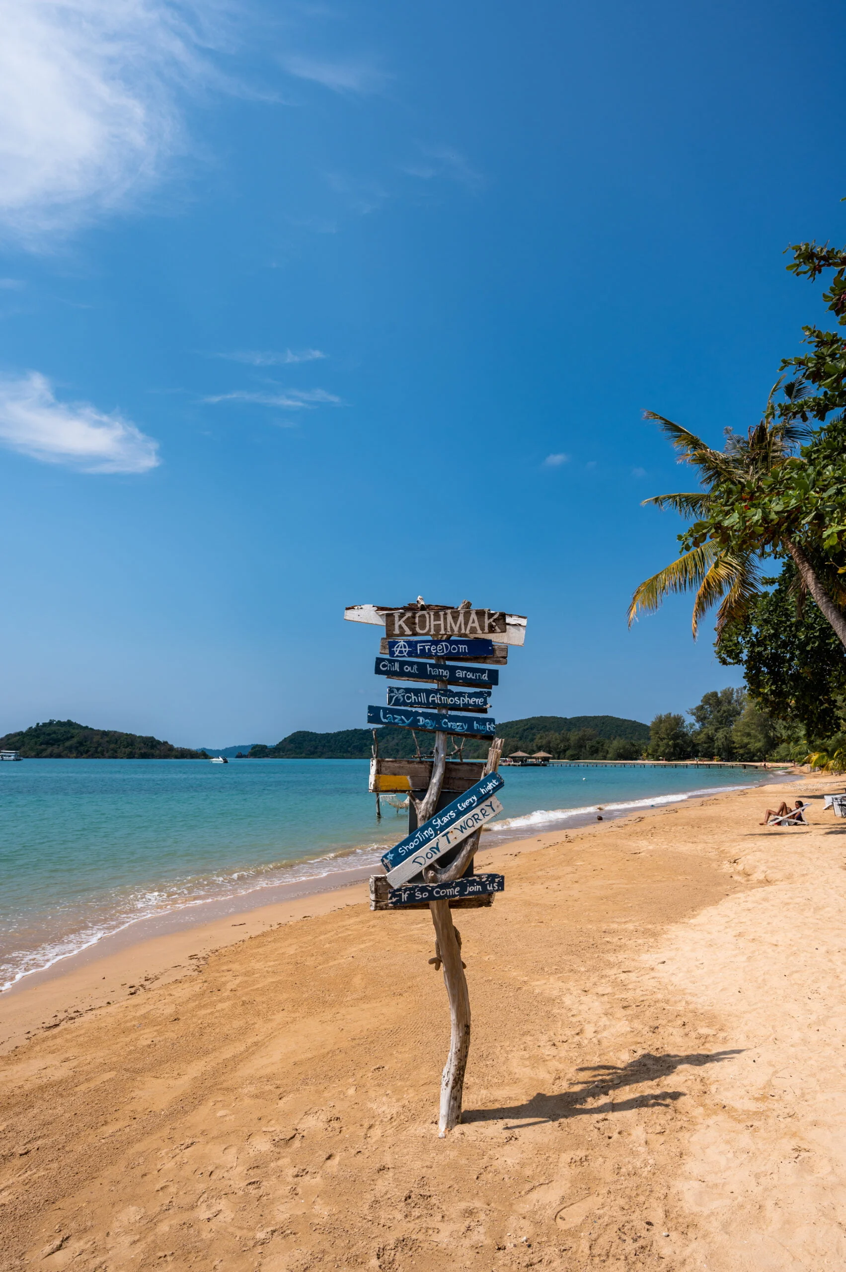 Strand auf Koh Mak thailand inseln