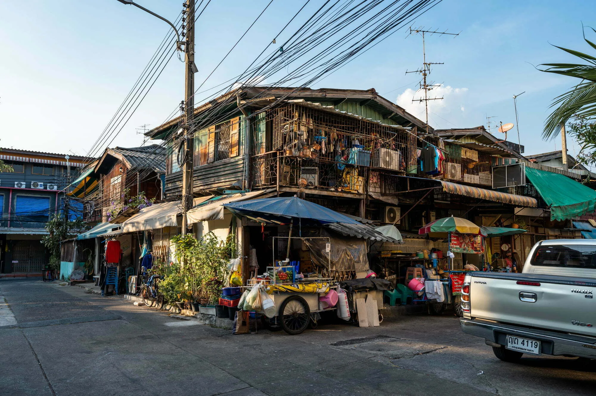 bang lamphu holzhaus Holzhaus in Bang Lamphu in Bangkok