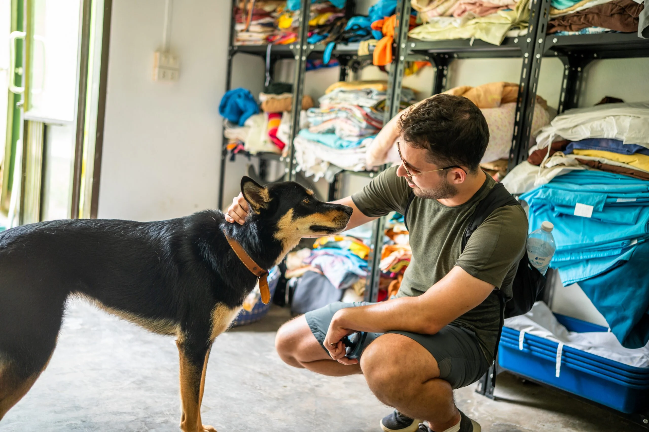 Nils Alexander Kemna im Lanta Animal Welfare