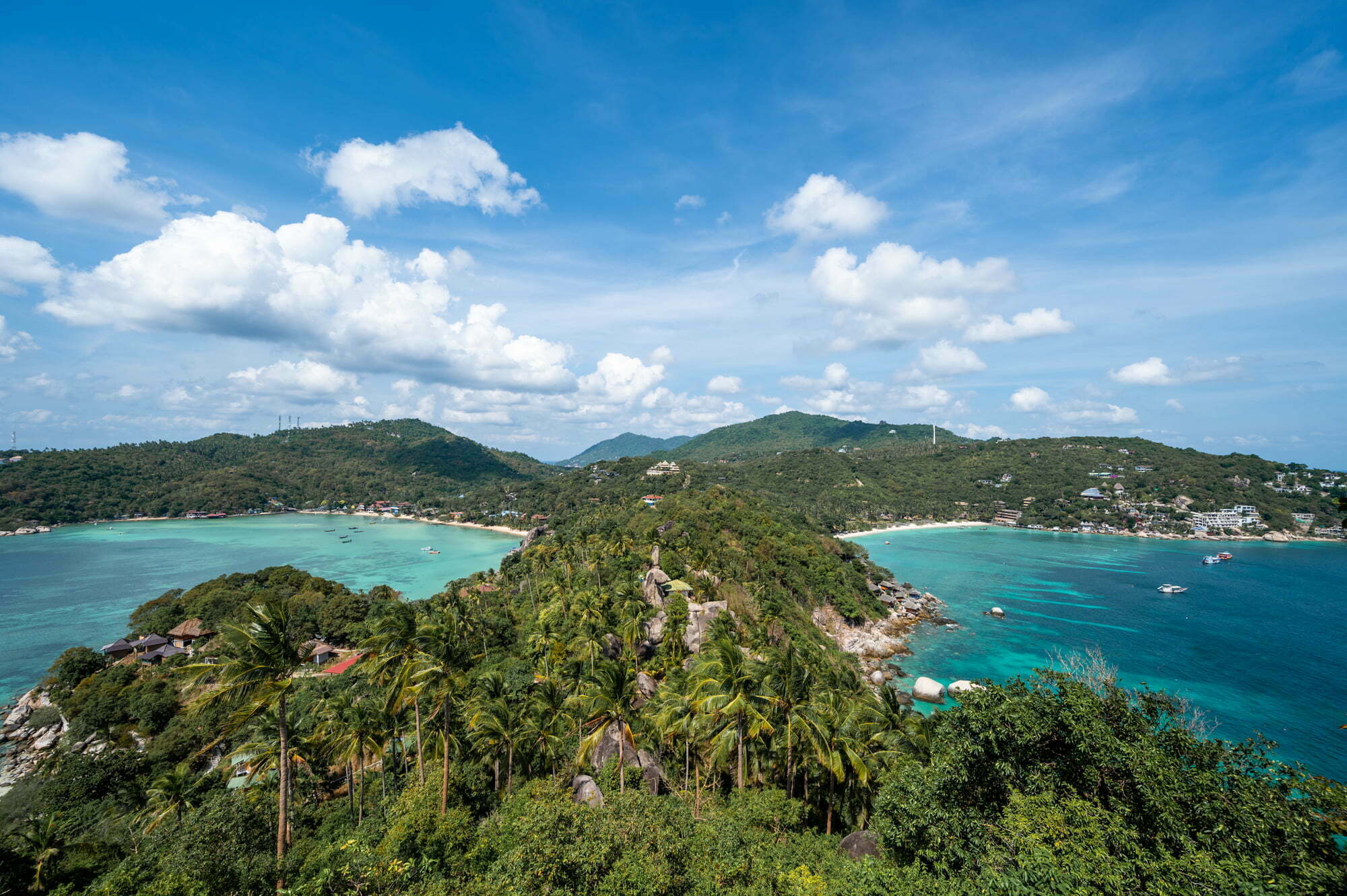 Ausblick vom John Suwan Viewpoint über Koh Tao