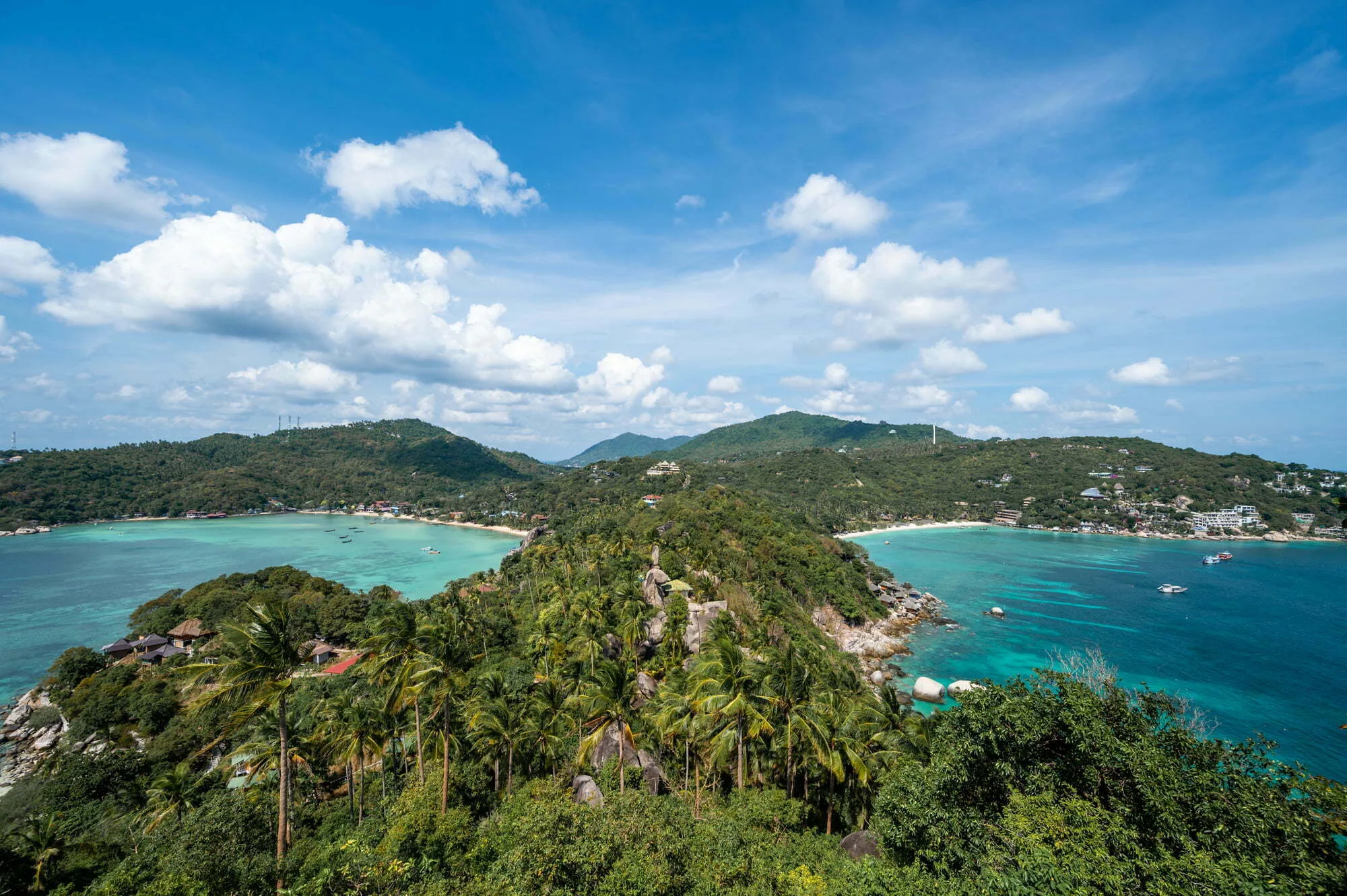 Ausblick vom John Suwan Viewpoint über Koh Tao