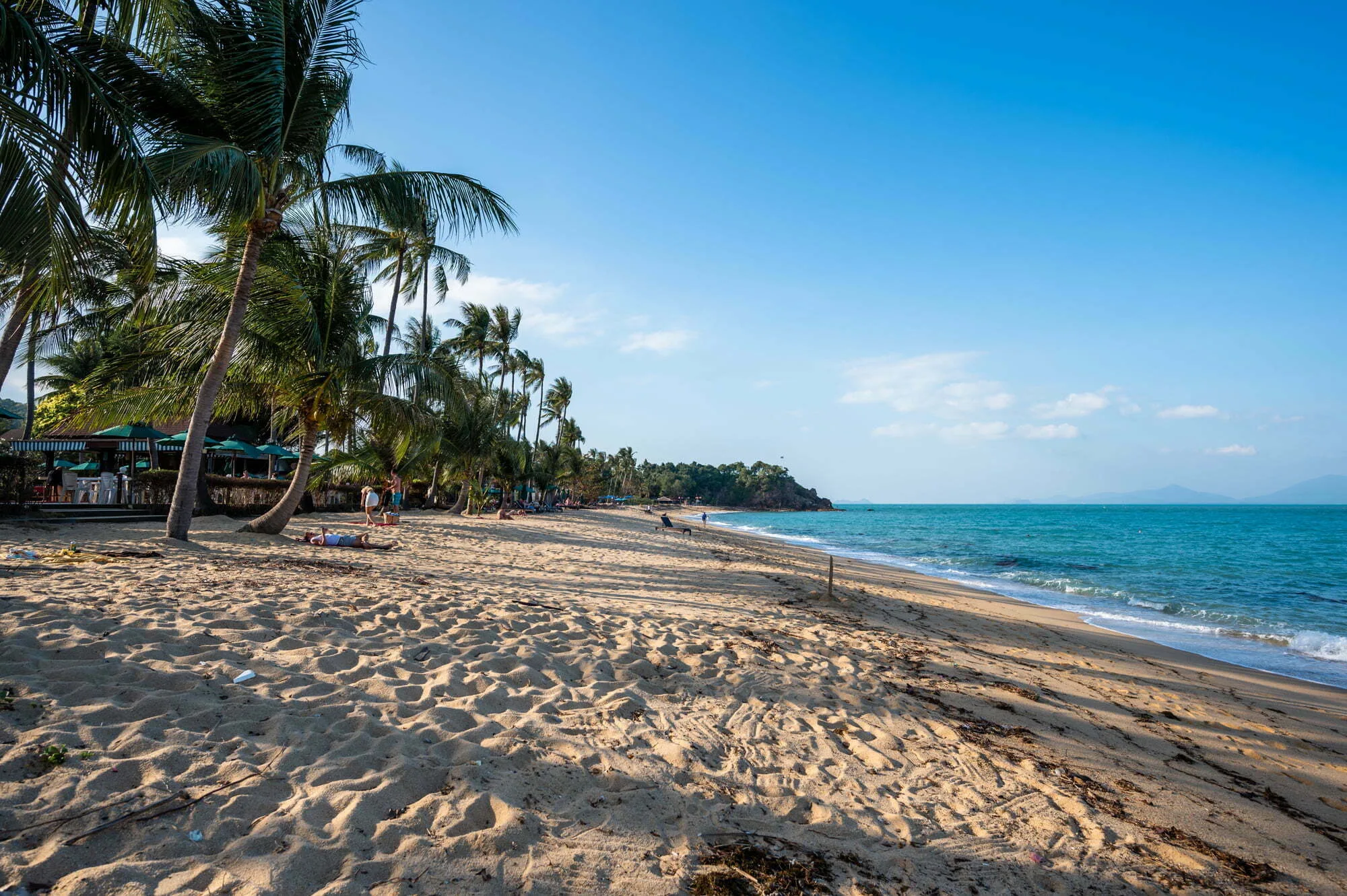 bo-phut-beach-koh-samui-hauptsaison Sonnenuntergangsstimmung am Bo Phut Beach