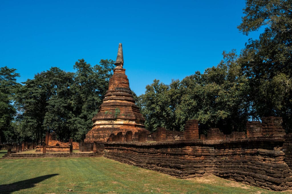 Chedi im Wat Phra Kaeo Kamphaeng Phet