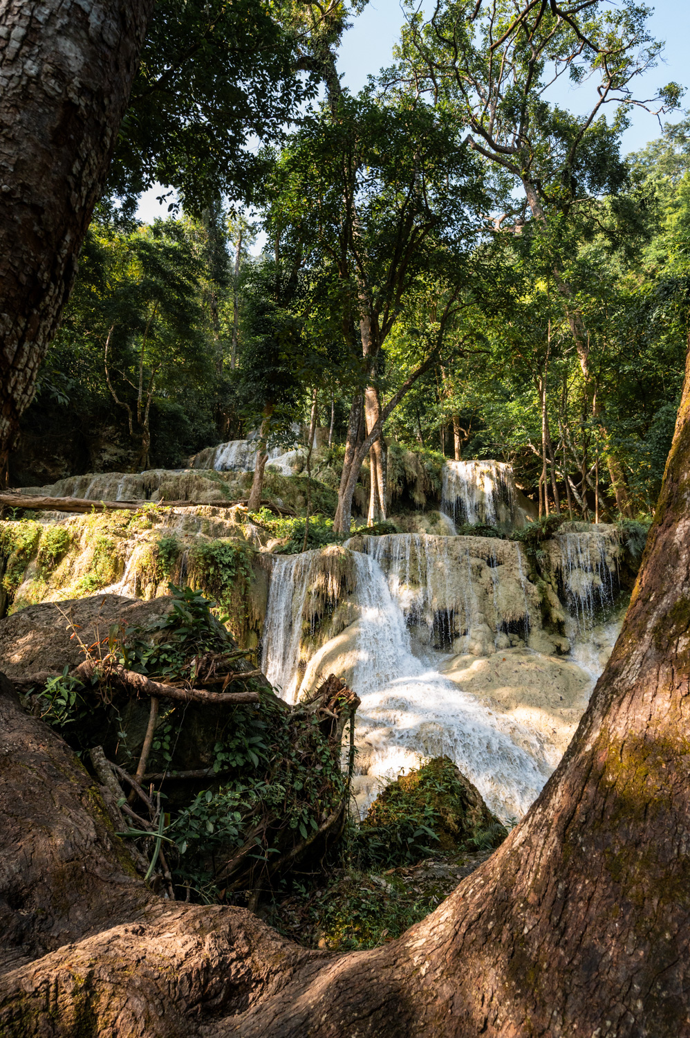Kanchanaburi (21) Fünfte Ebene der Erawan Falls