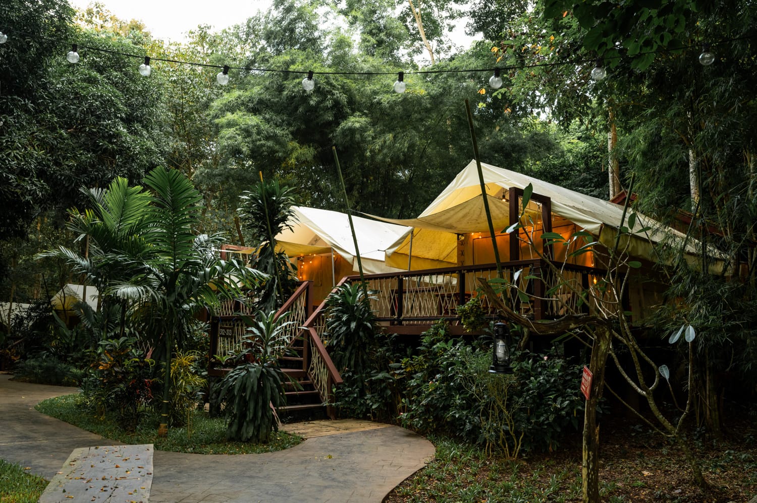 Kanchanaburi Hotels (5) Glamping-Zelte im Hintok River Camp