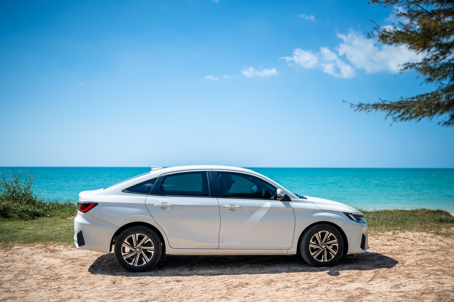 Taxi, mit dem wir von Krabi nach Khao Lak gefahren sind