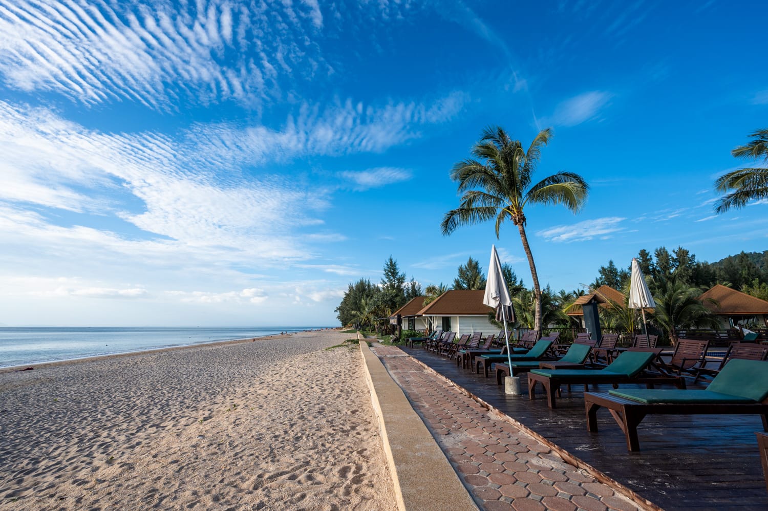 Strandresort am Long Beach auf Koh Lanta