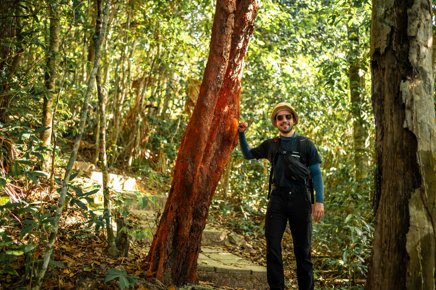 Nils Alexander Kemna auf dem Laem Tanod Nature Trail im Mu Koh Lanta Nationalpark