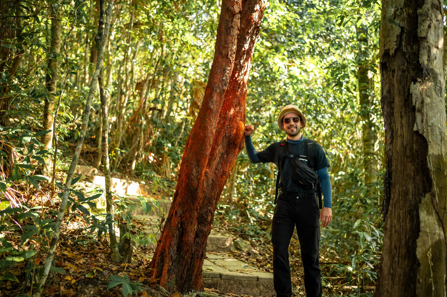 Nils Alexander Kemna auf dem Laem Tanod Nature Trail im Mu Koh Lanta Nationalpark