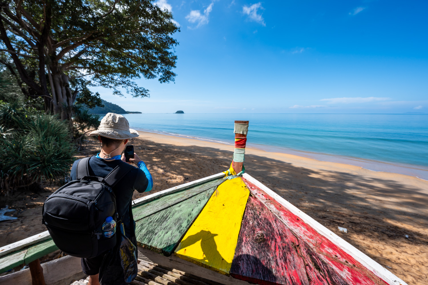 Koh Libong (10) Nils Alexander Kemna am Thung Ya Kha Beach auf Koh Libong