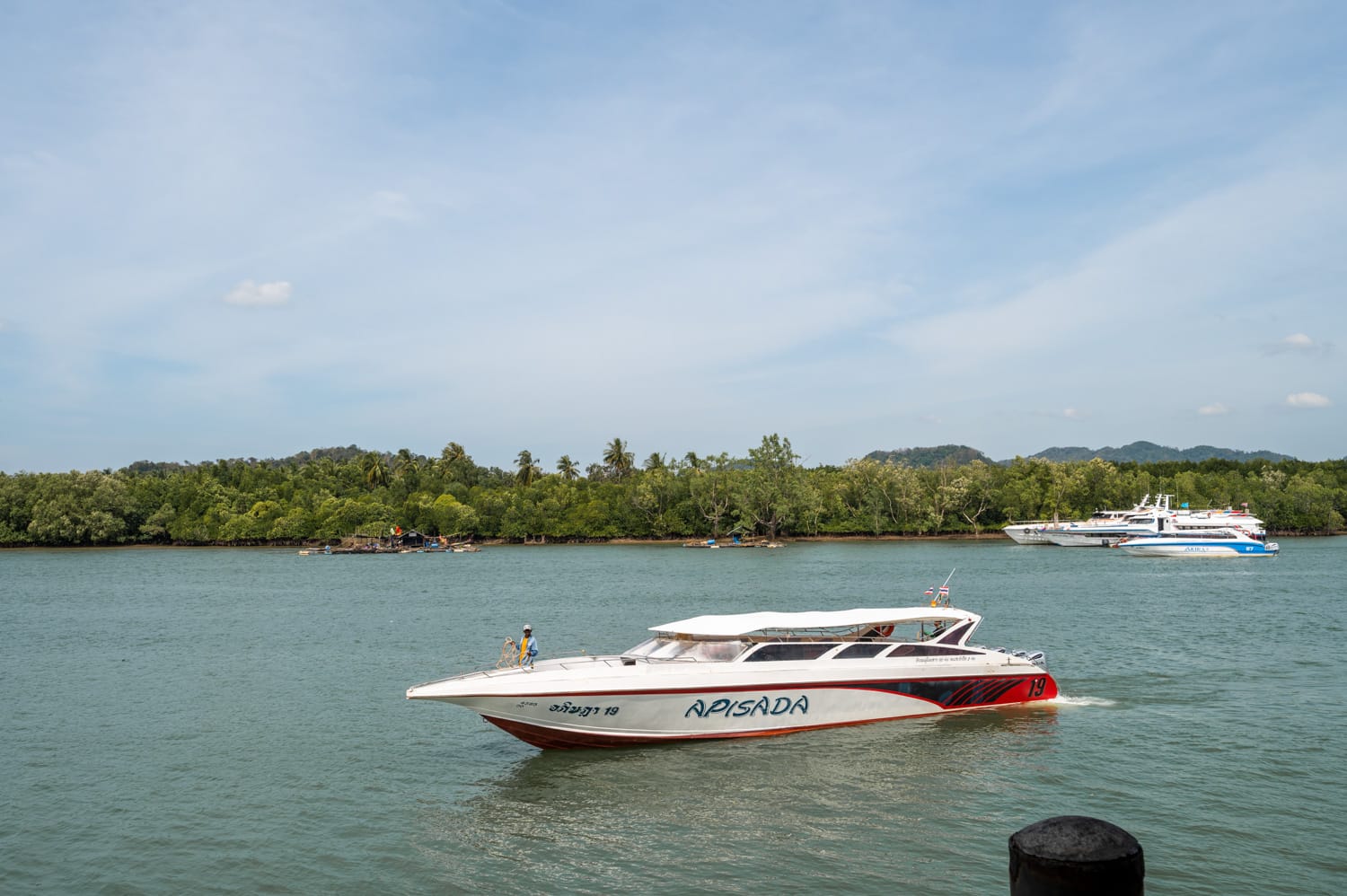 Koh Lipe Anreise AlexAsia (1) Schnellboot legt vom Pak Bara Pier in Satun ab, um nach Koh Lipe zu fahren