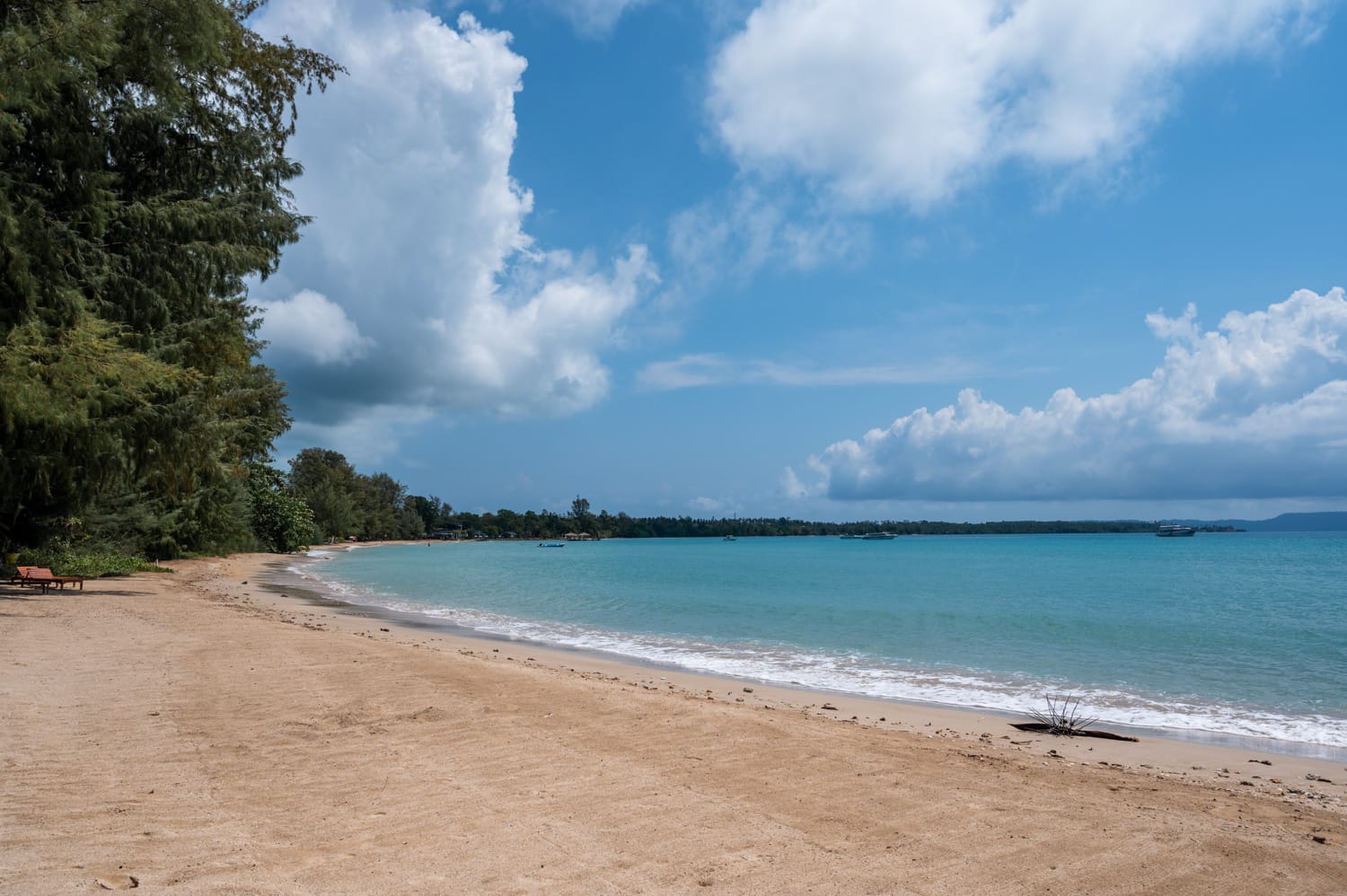 Koh Mak (2) westlicher Abschnitt des Ao Kao Beach auf Koh Mak