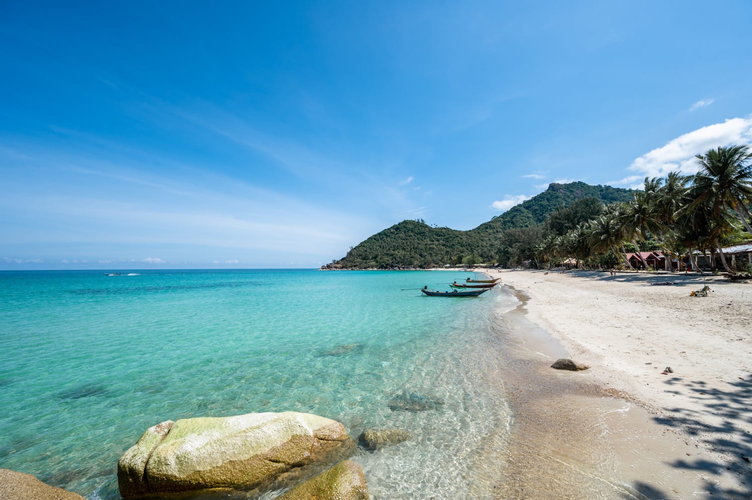 Strandbungalows am Bottle Beach auf Koh Phangan