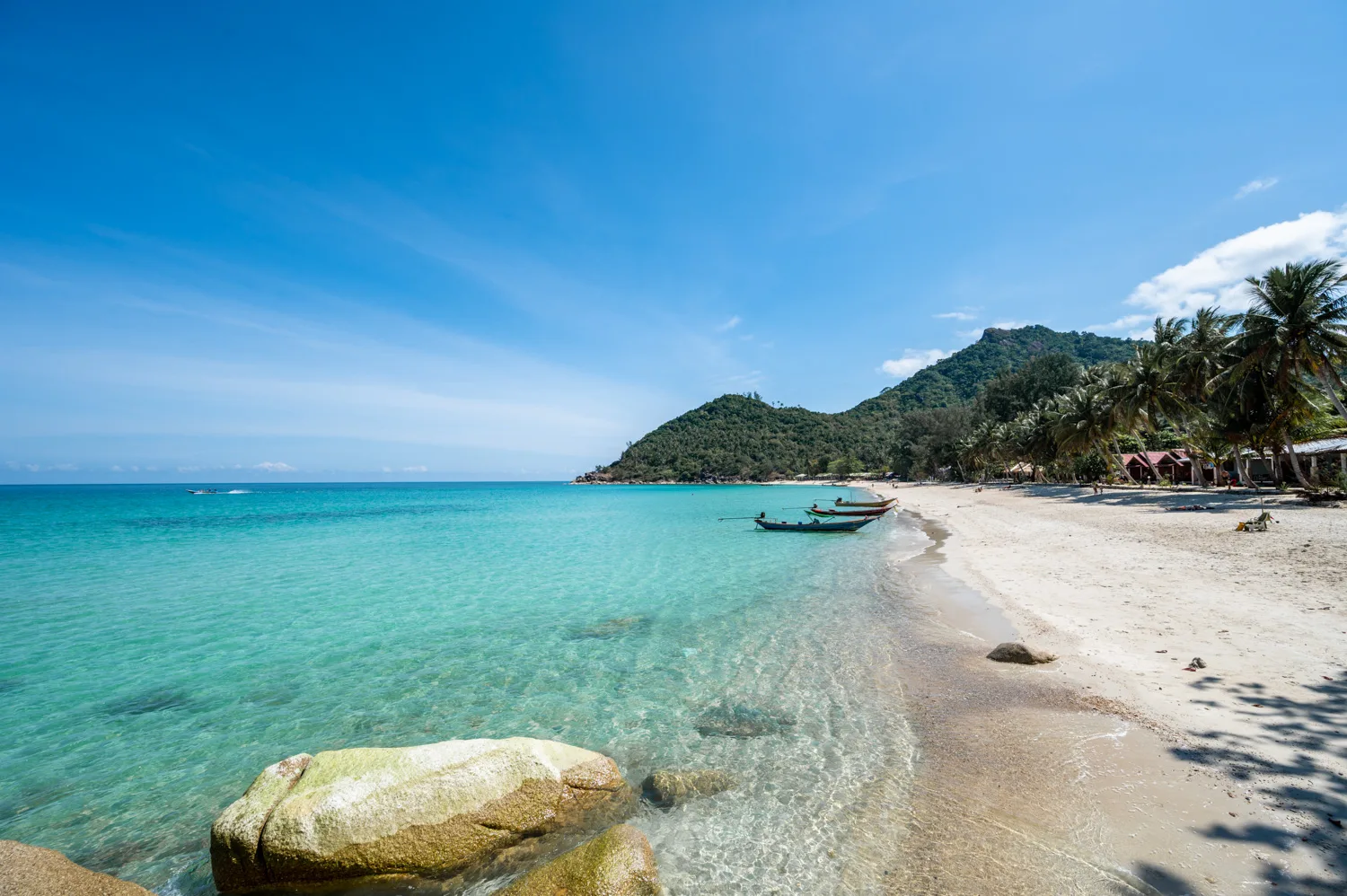 Strandbungalows am Bottle Beach auf Koh Phangan