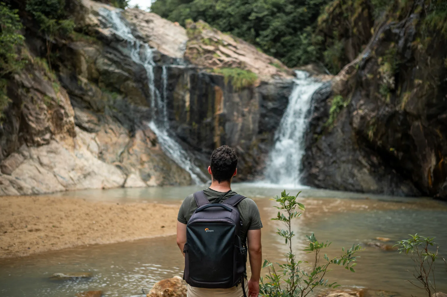 Nils Alexander Kemna am Wang Sai Waterfall auf Koh Phangan
