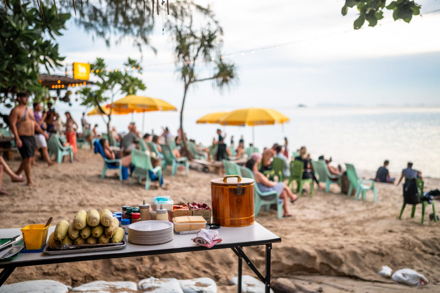 Koh Phangan Strände (15) Sonnenuntergang am Zen Beach auf Koh Phangan