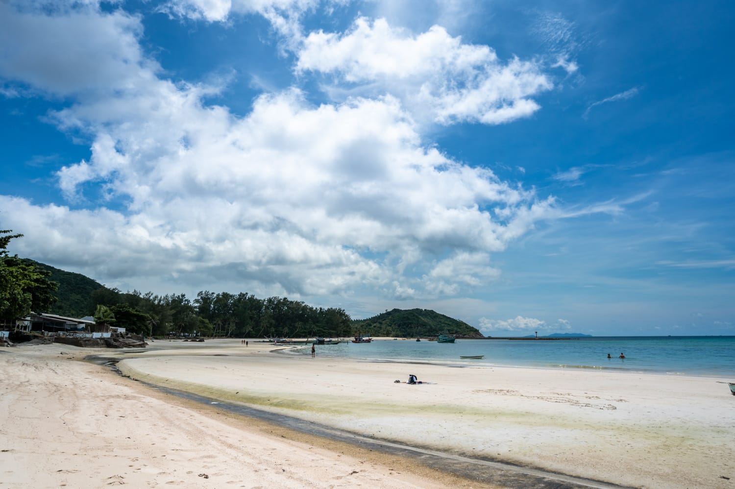 Koh Phangan Strände (22) Chaloklum Beach auf Koh Phangan bei Ebbe