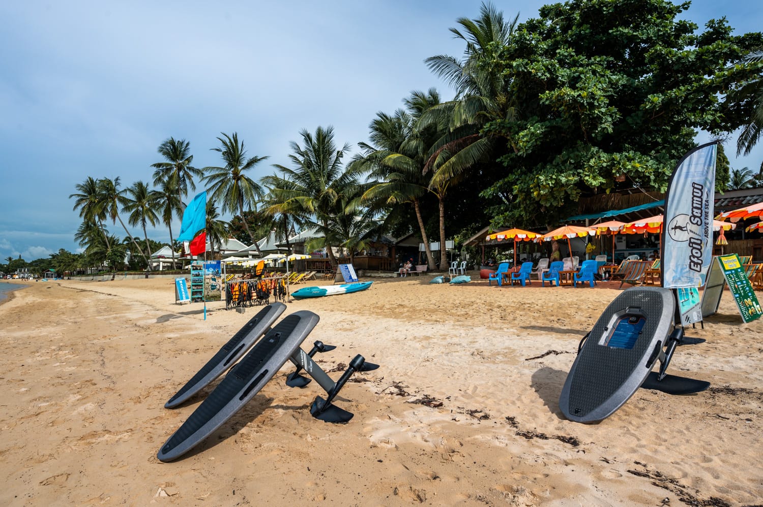 Vermieter für Kajaks und SUPs am Mae Nam Beach auf Koh Samui