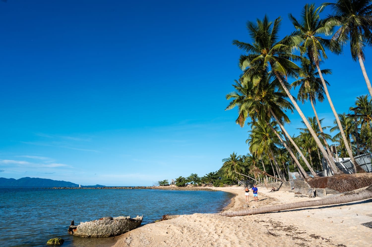 Koh Samui Hotels (17) Flaches Wasser am Ban Tai Beach