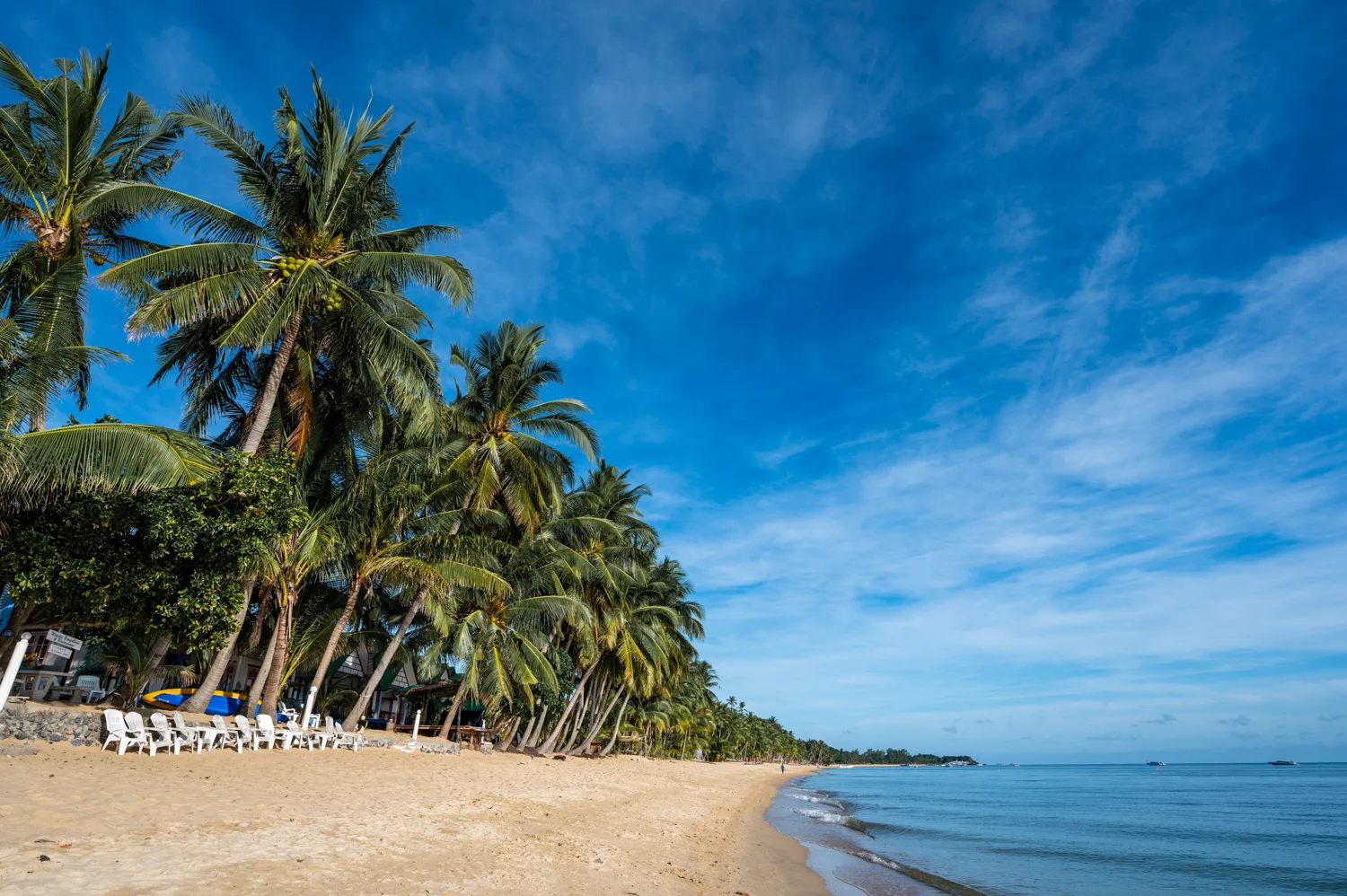 Koh Samui Hotels (2) Strandbungalows direkt am Mae Nam Beach