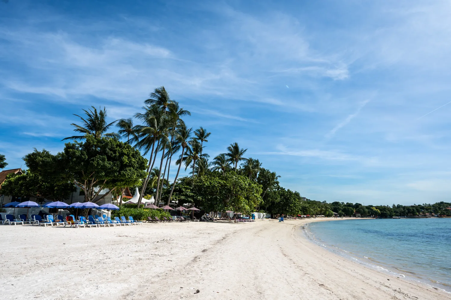 Koh Samui Hotels (6) Nordöstliches Ende des Chaweng Beach am Amarai Chaweng und dem La Vida Chaweng