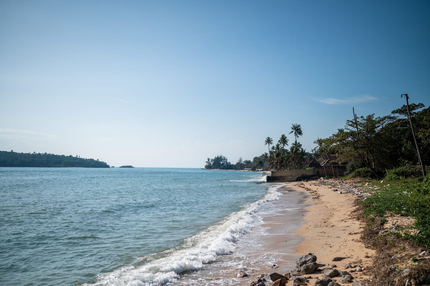 Koh Samui Strand Nordosten Halbinsel Resort Strand der Resortgegend im Nordosten von Koh Samui