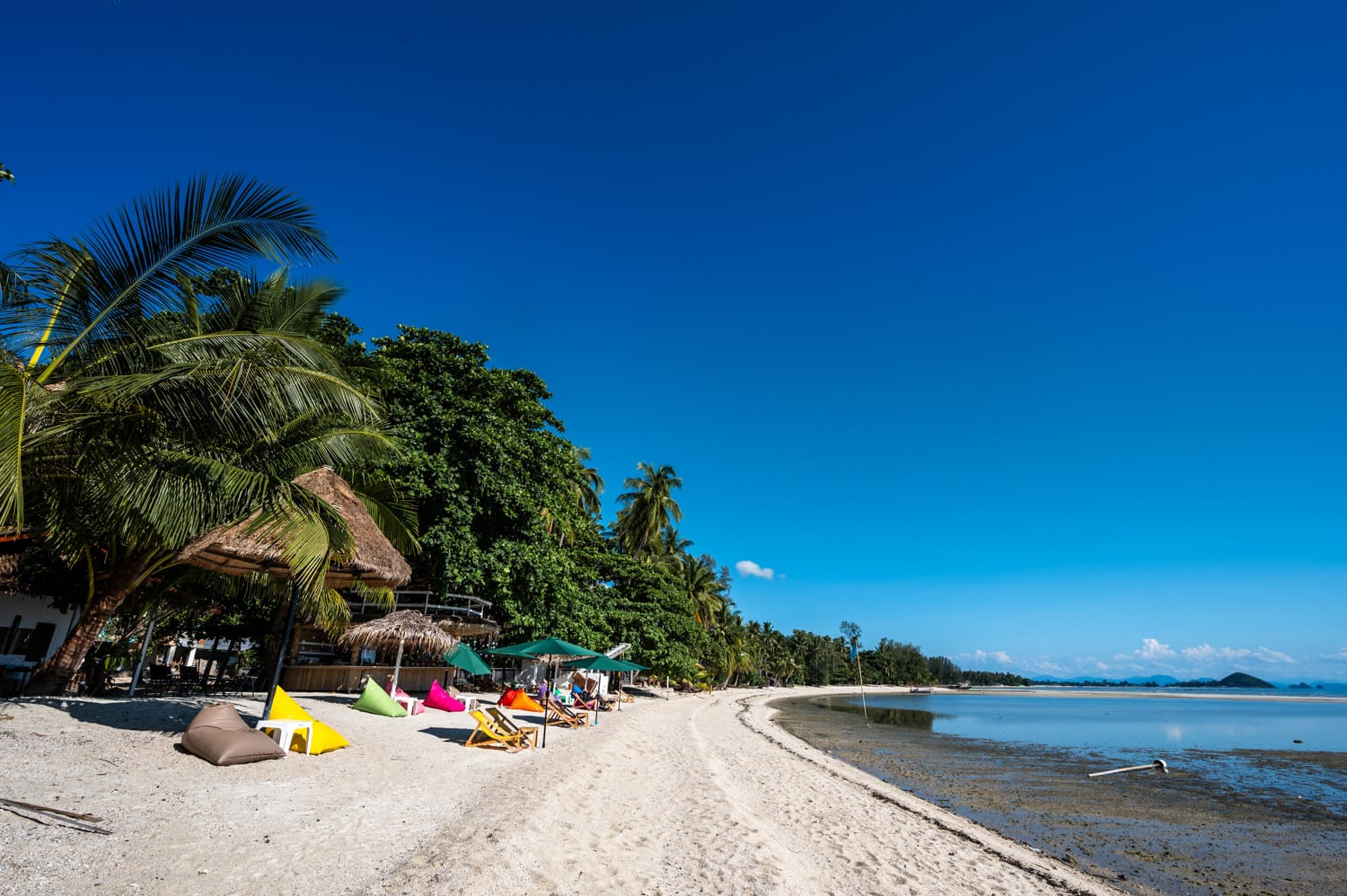 Nathon Beach Ebbe am Nathon Beach auf Koh Samui
