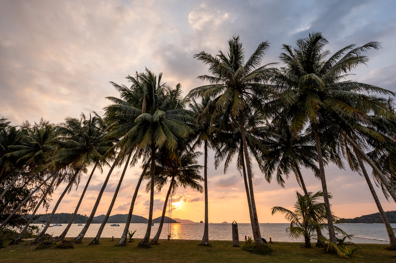 Palmen am Happy Days Resort Koh Mak Palmen am Happy Days Resort Koh Mak