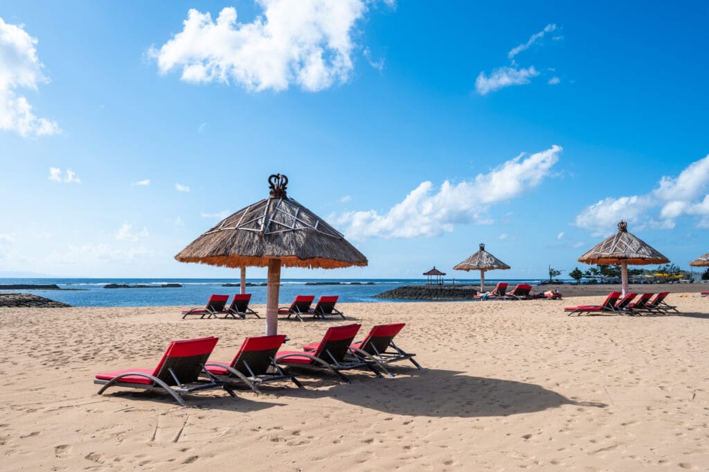 Schirm am Nusa Dua Beach