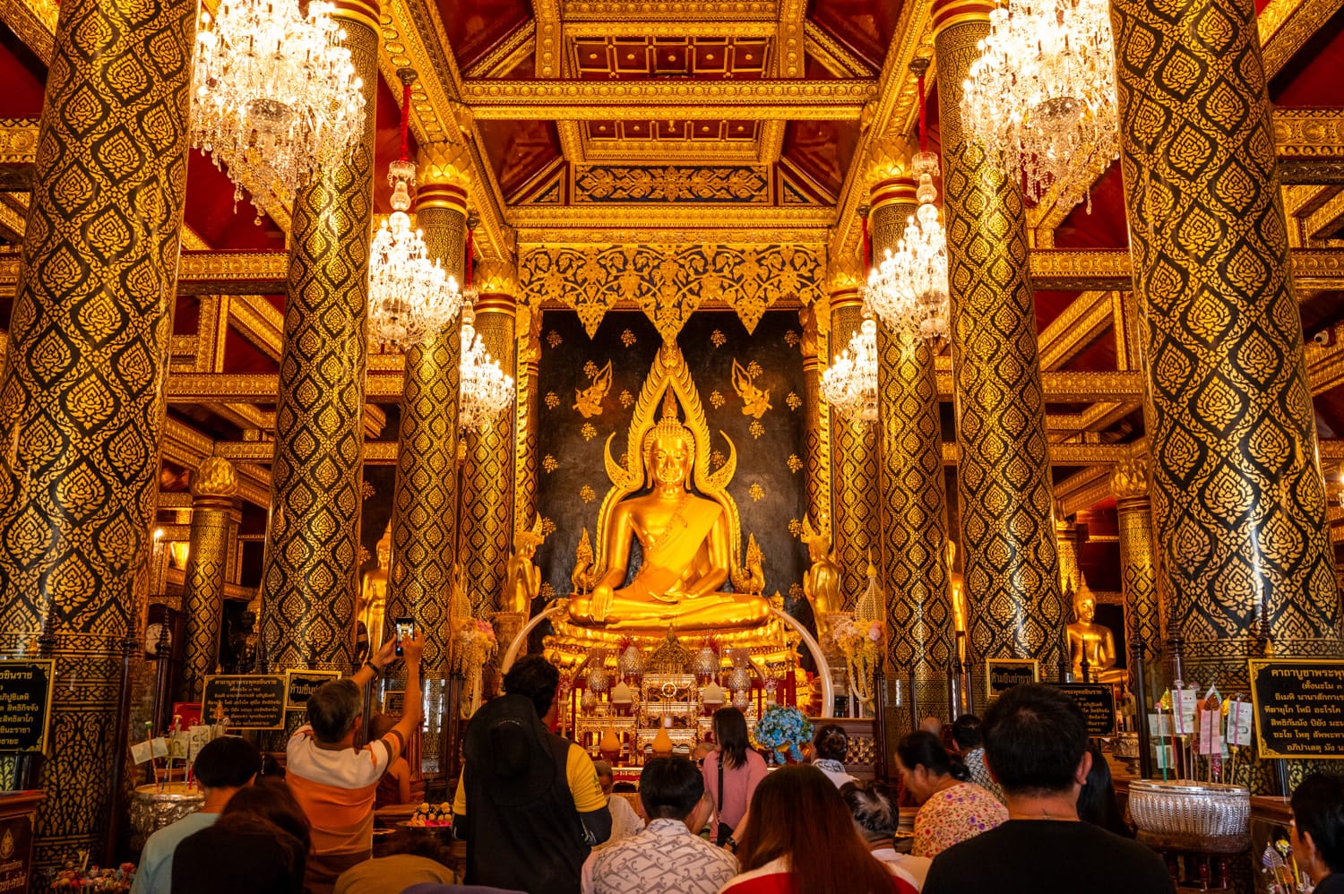 Phitsanulok (8) Phra Buddha Chinnarat im Wat Phra Si Rattana Mahathat in Phitsanulok