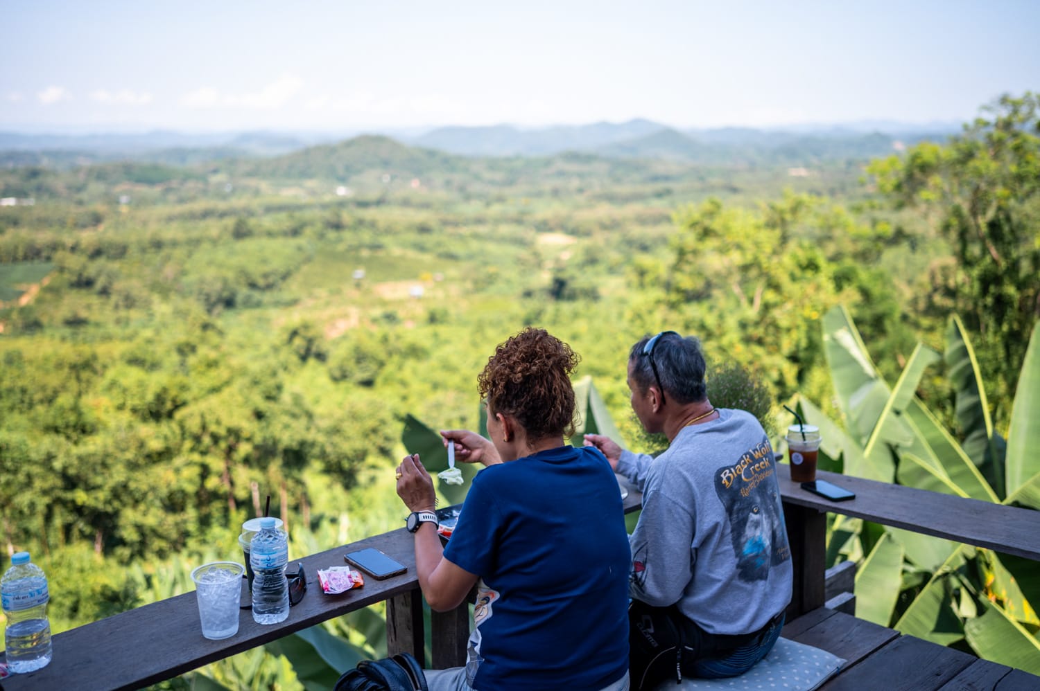 Phrae Thailand (2) Aussicht am Doi Daeng Viewpoint in Phrae