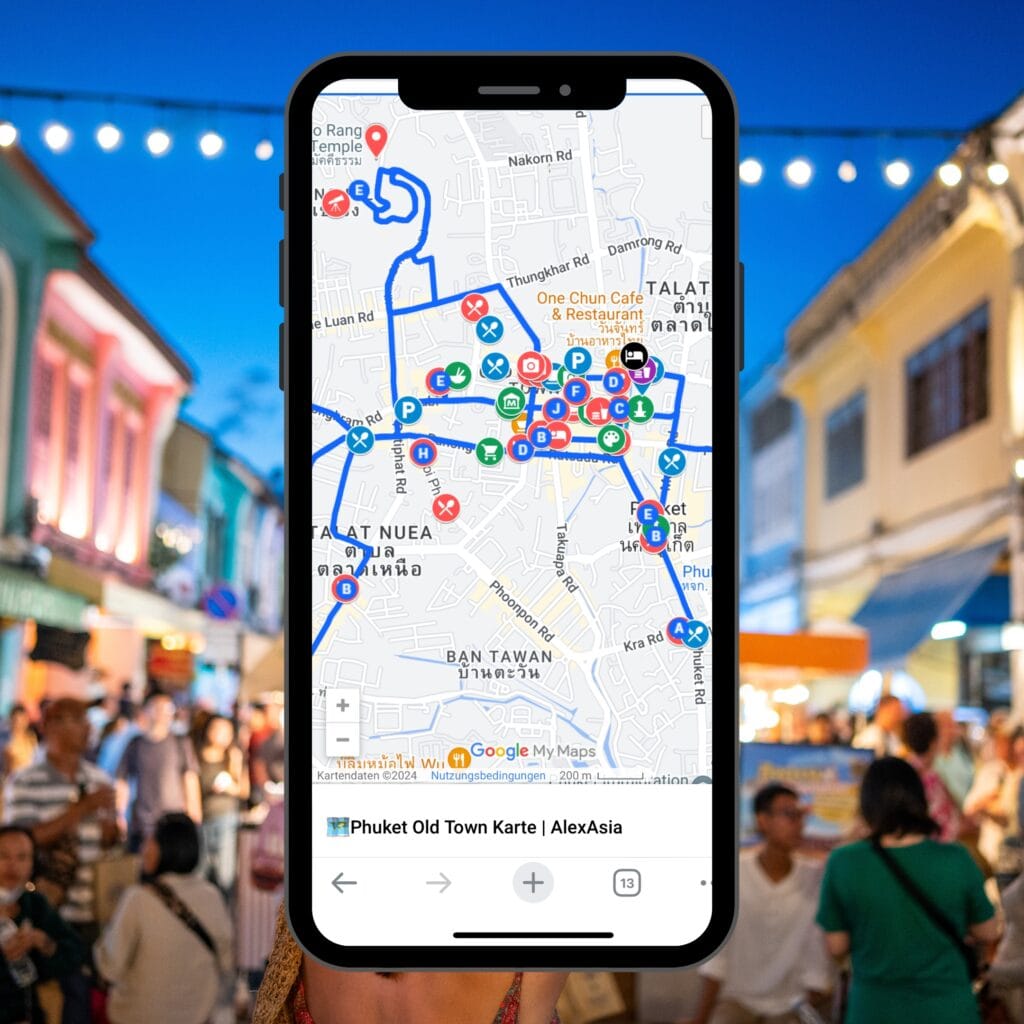 Produktbild phuket old town karte