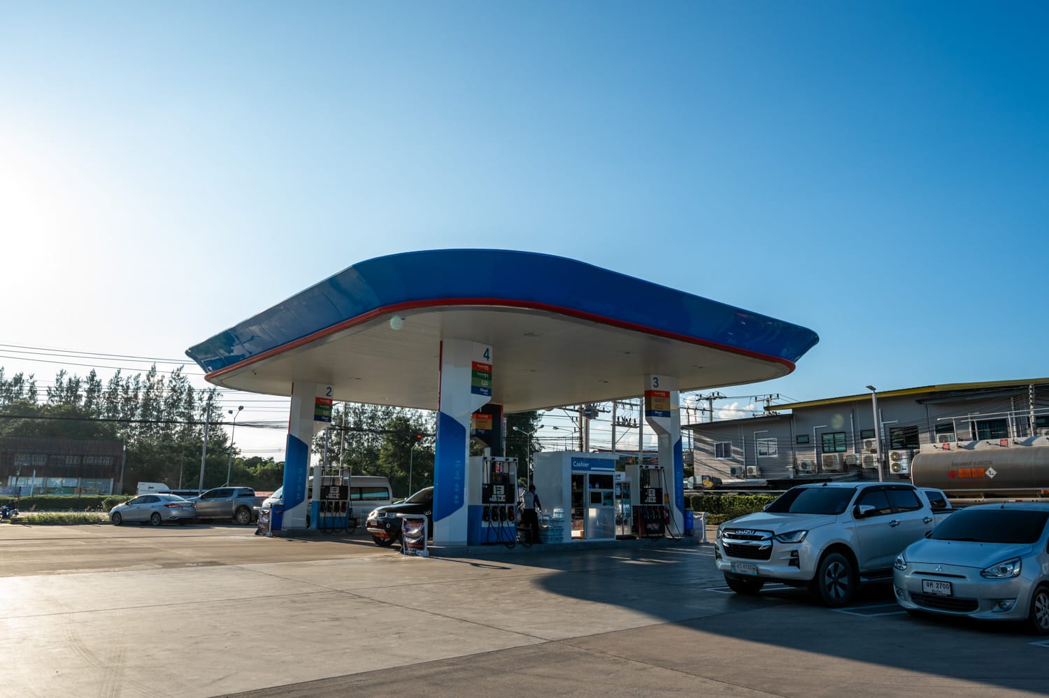 Tankstelle in Thailand