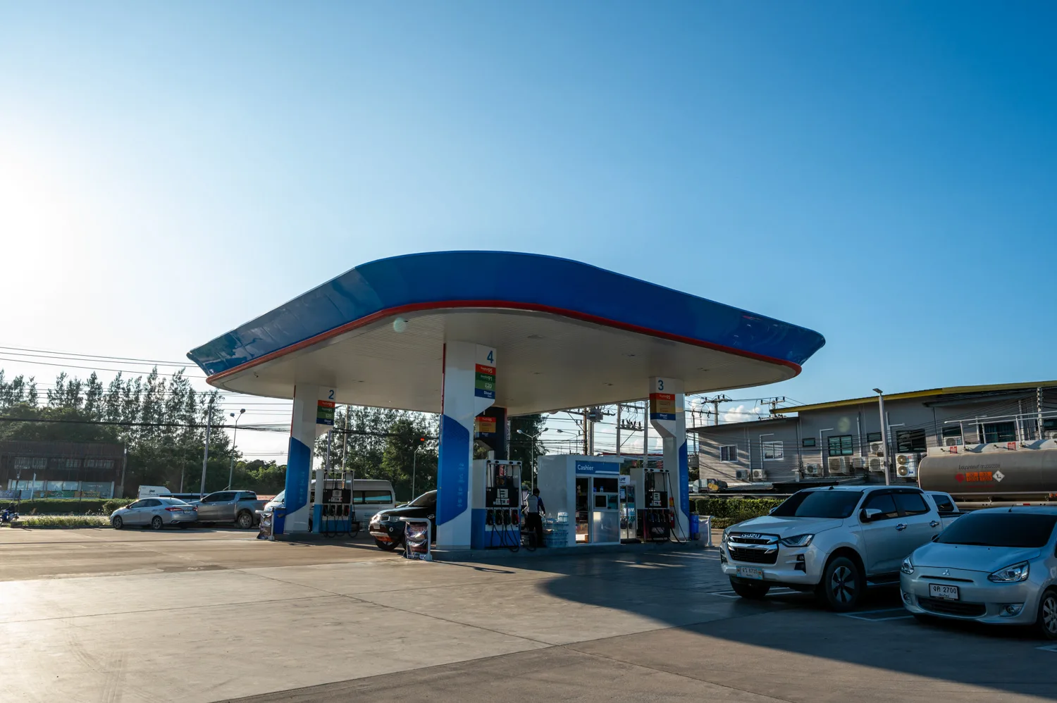 Tankstelle in Thailand