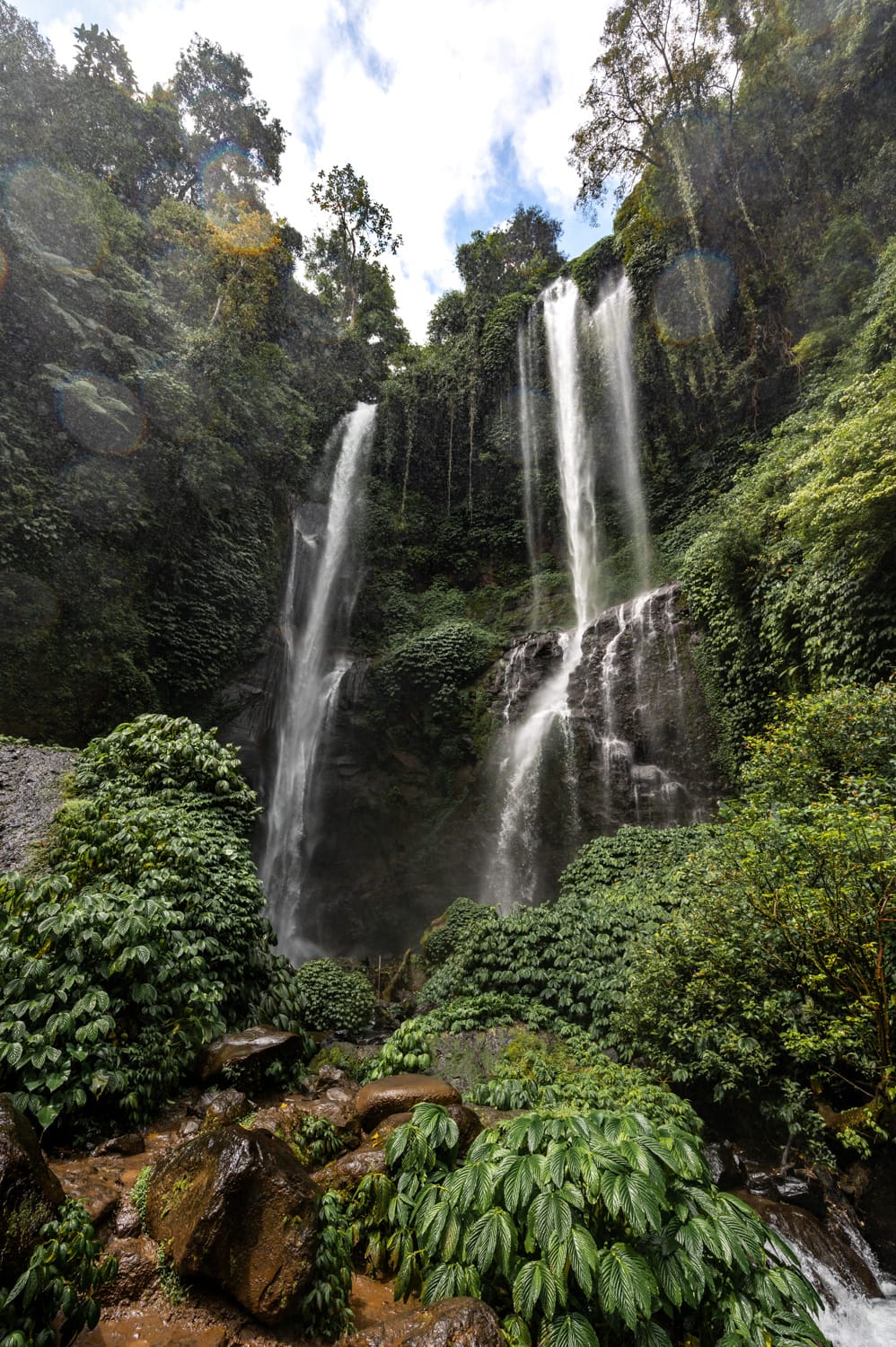 Sekumpul Wasserfall auf Bali