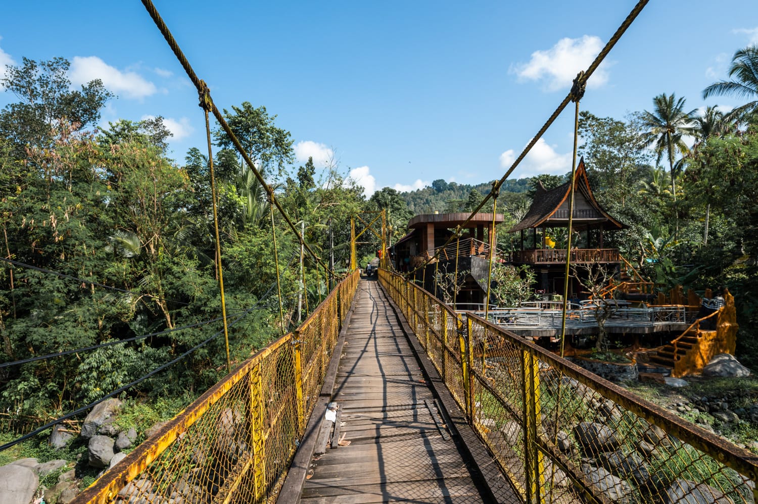 Yellow Bridge in Sidemen auf Bali