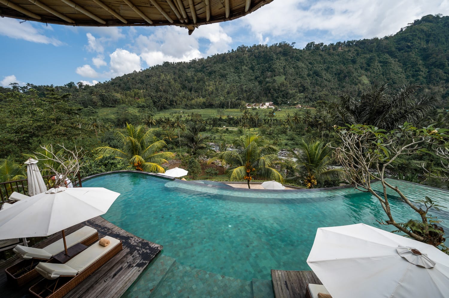 Pool des Hotels Wapa di Ume in Sidemen