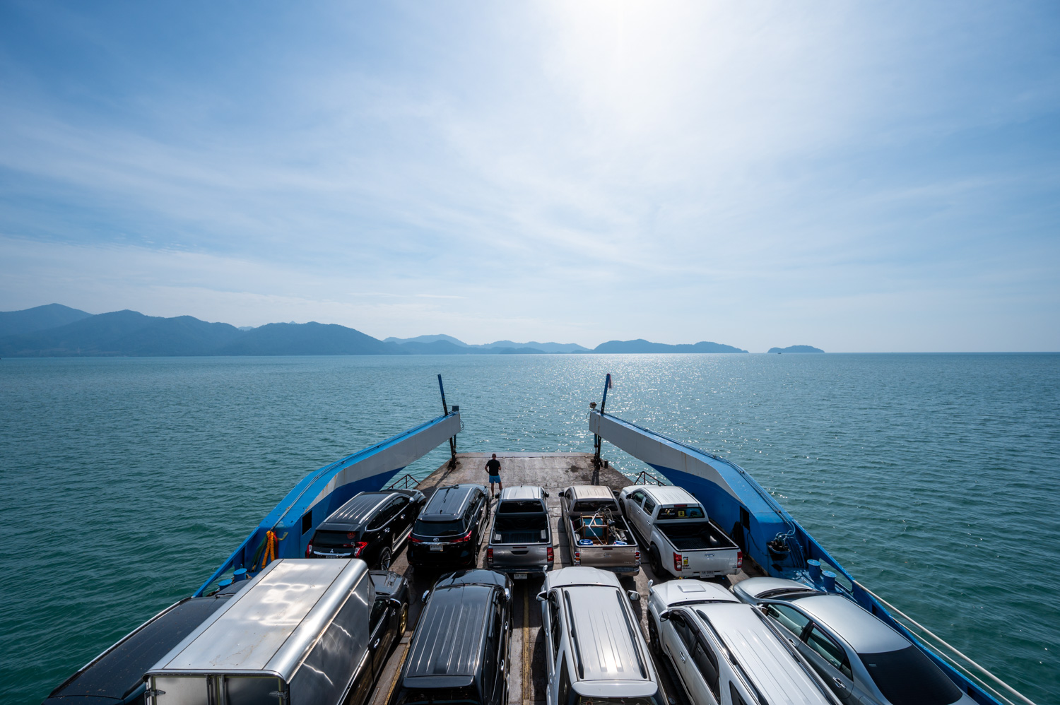 Thailand Rundreise 2 Wochen (5) Autofähre vom Ao Thammachat Pier nach Koh Chang an Tag 8 einer Thailand Rundreise über 2 Wochen
