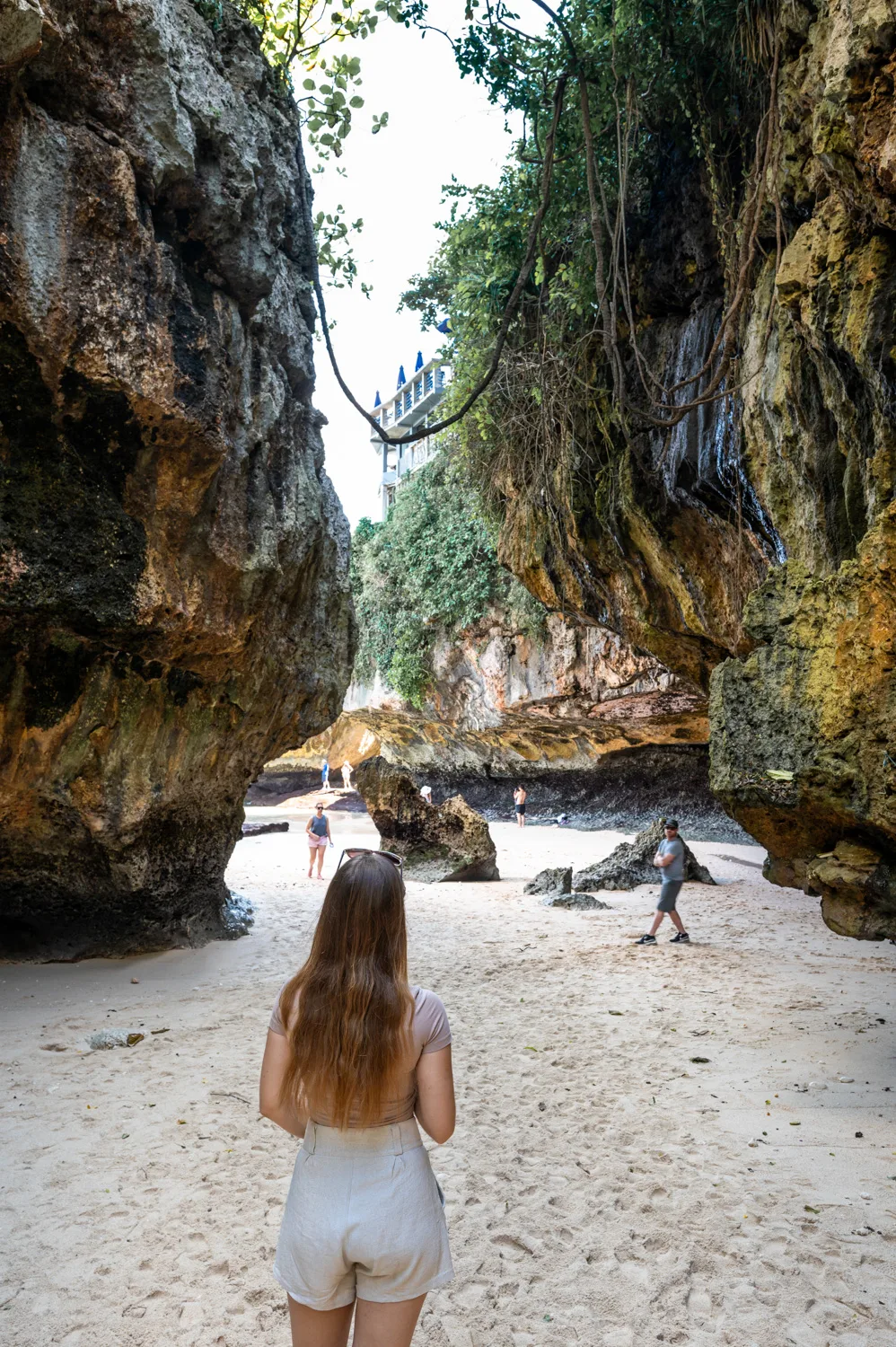 Ich am Uluwatu Beach am Blue Point