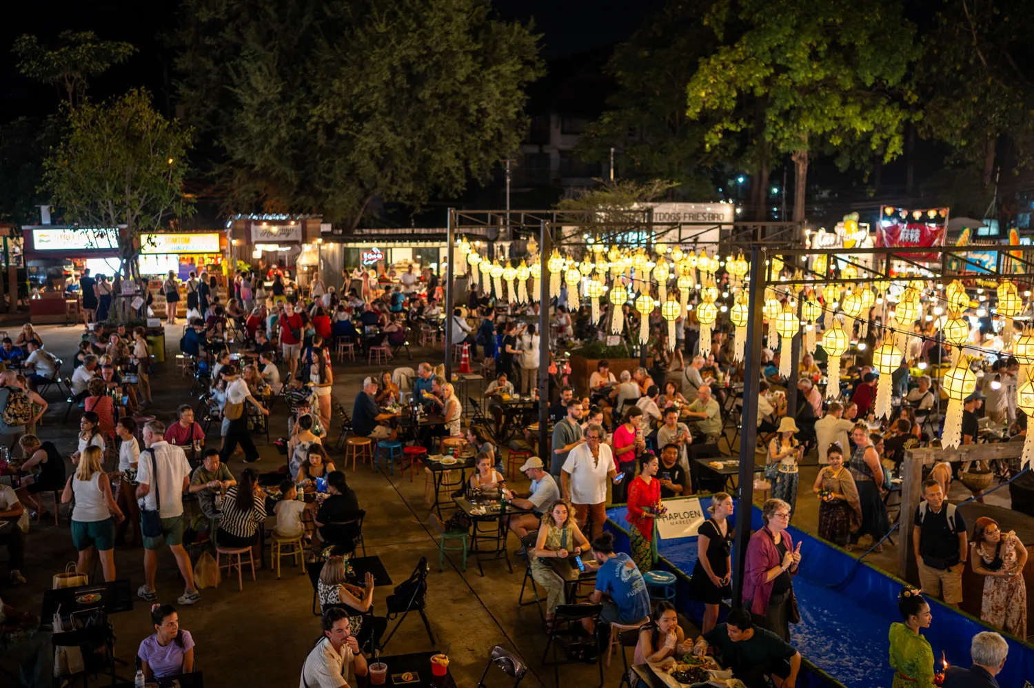 Phaploen Market am Chiang Mai Night Bazaar