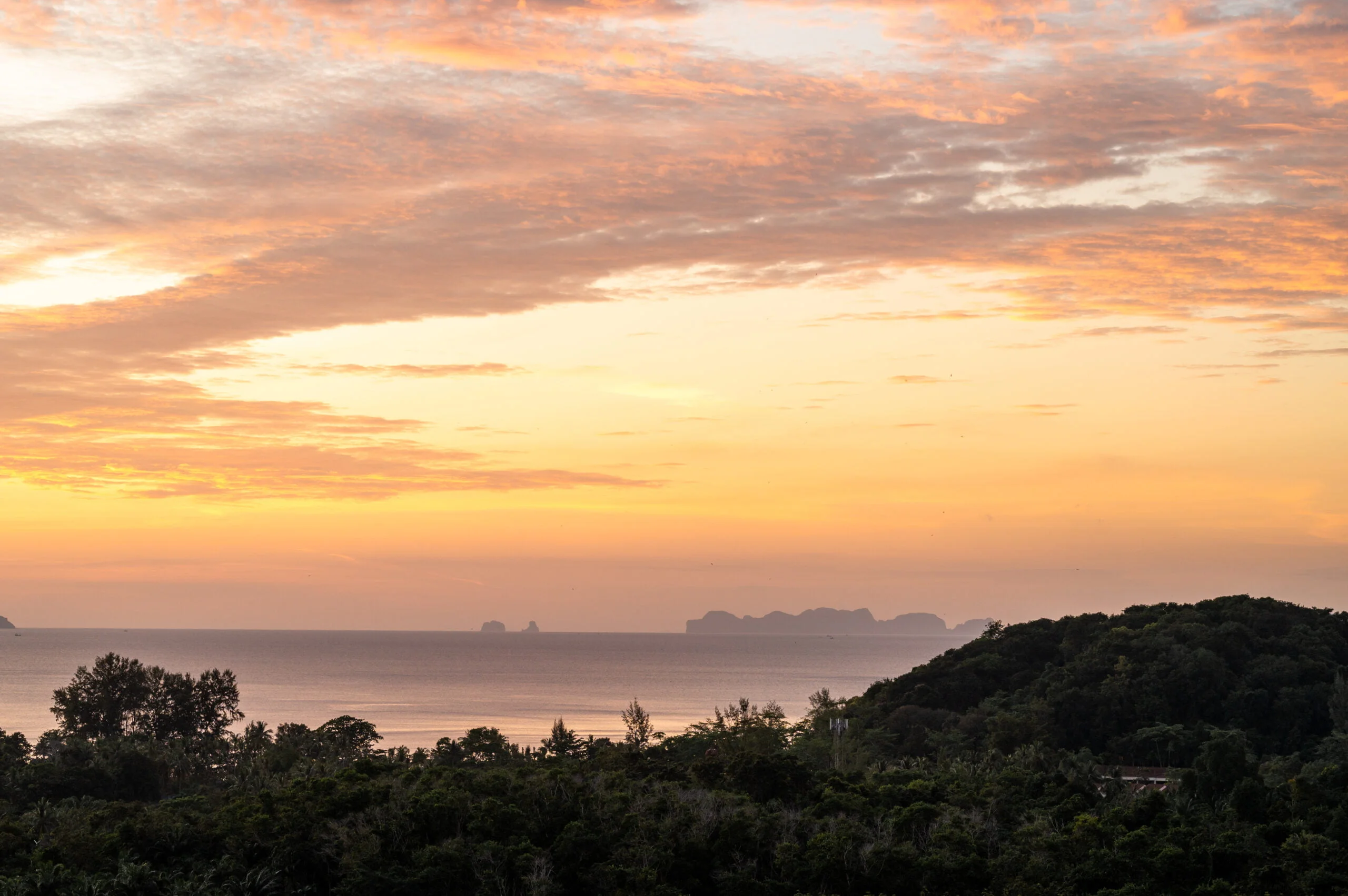 Sonnenuntergang am Sabai Sabai Viewpoint auf Koh Lanta