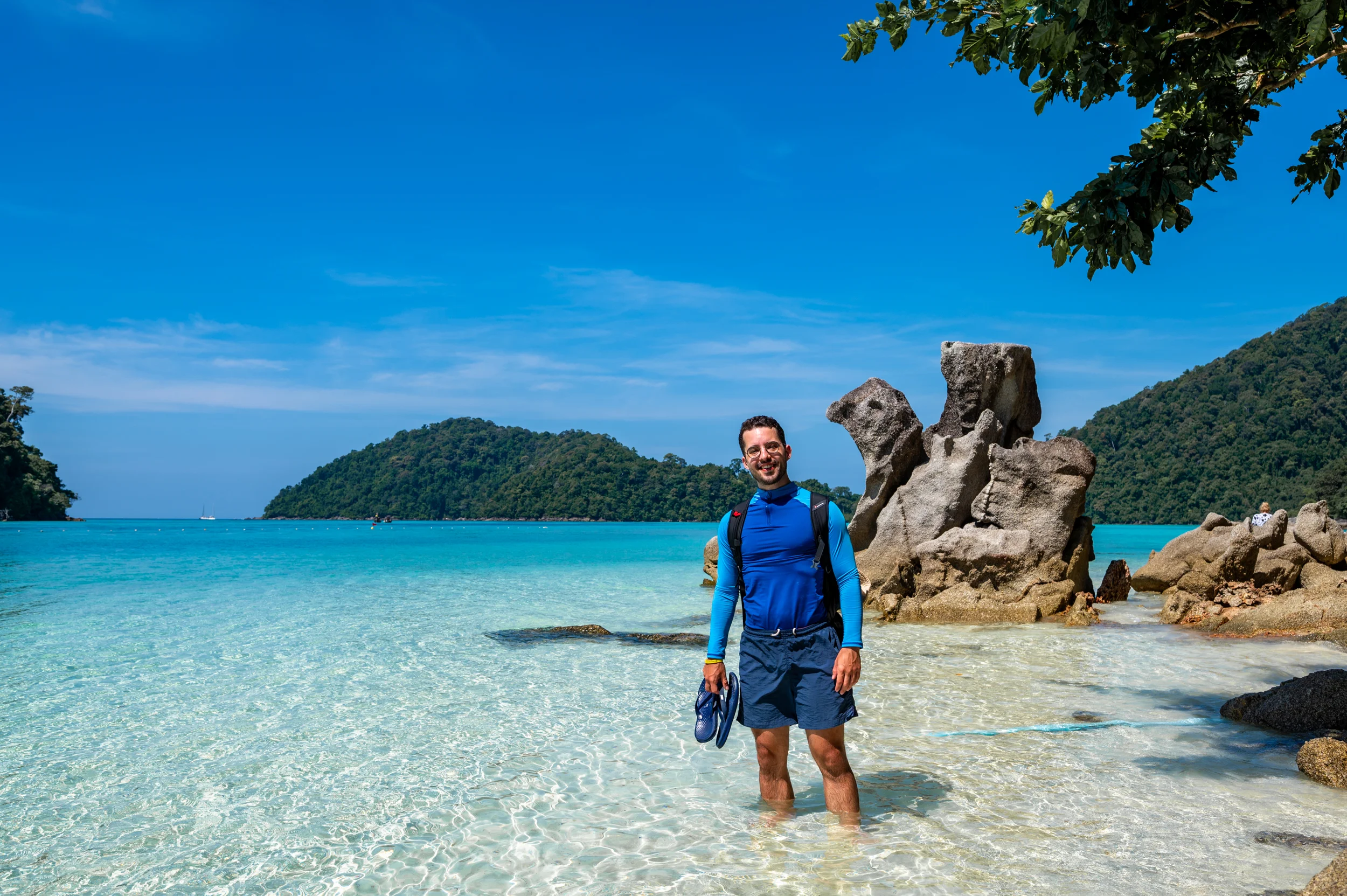 Alex auf den Surin Islands