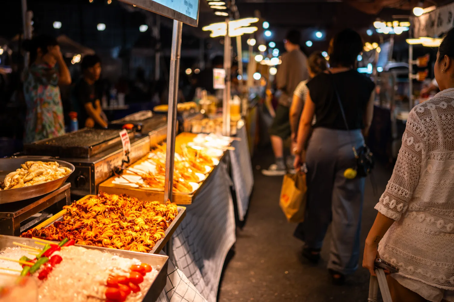bangkok klassischer nachtmarkt klassischer Nachtmarkt in Bangkok